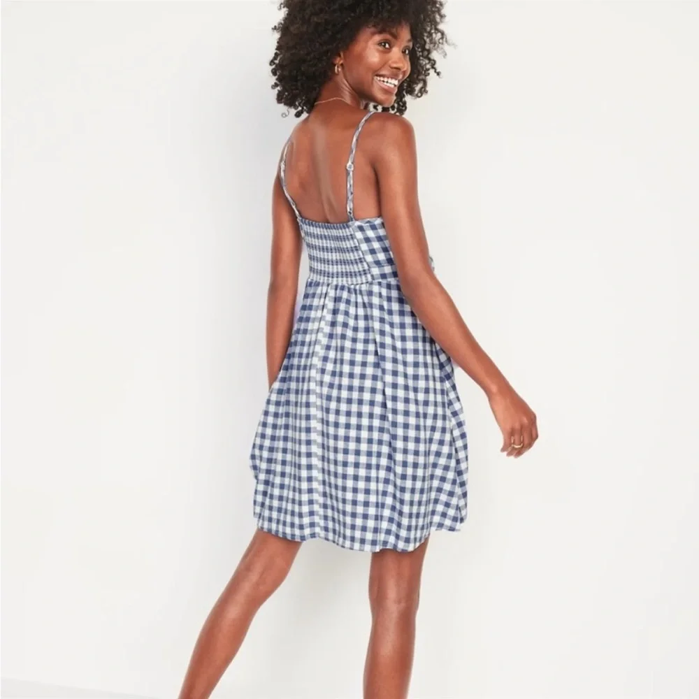 NWT Old Navy gingham checked dress size L - Picture 2 of 3